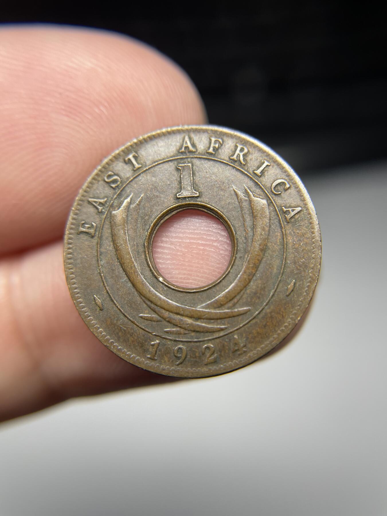 2024年集古藏今外币拍卖第七期-第4场—（总第64拍） 1924年英属东非1分