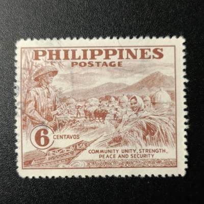 ↓君缘收藏97期☞钱币邮品↓无佣金、可寄存、满10元包邮  - 菲律宾邮票，1951年政府和平基金运动邮票