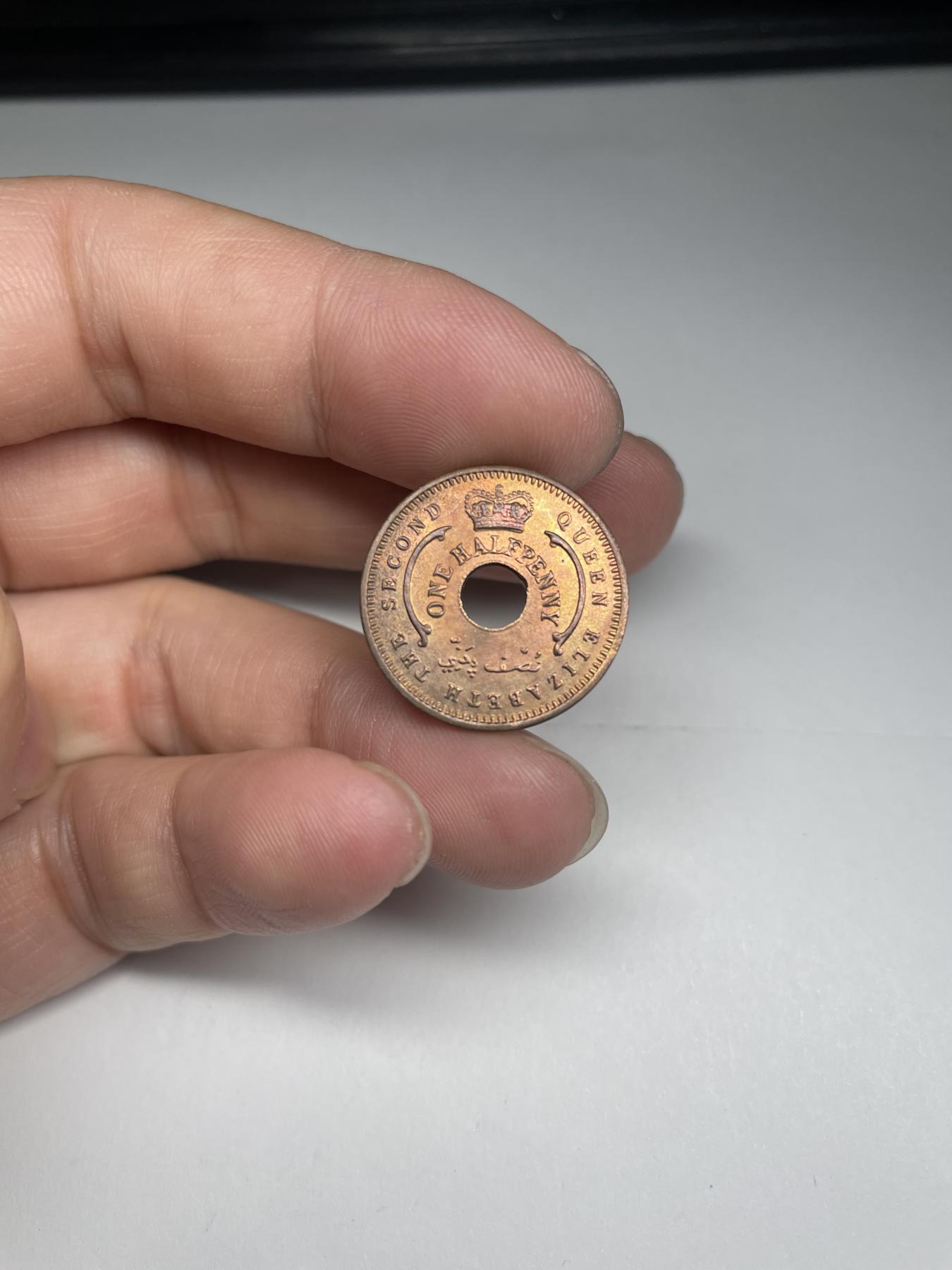 2024年集古藏今外币拍卖第七期-第5场—（总第65拍） 1959年英属尼日利亚1/2便士