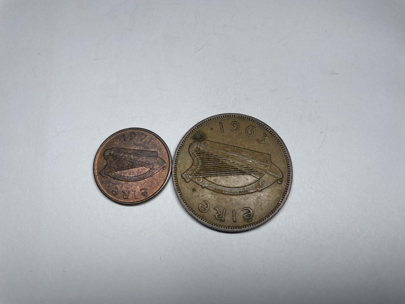 2024年集古藏今外币拍卖第七期-第5场—（总第65拍） 爱尔兰2枚