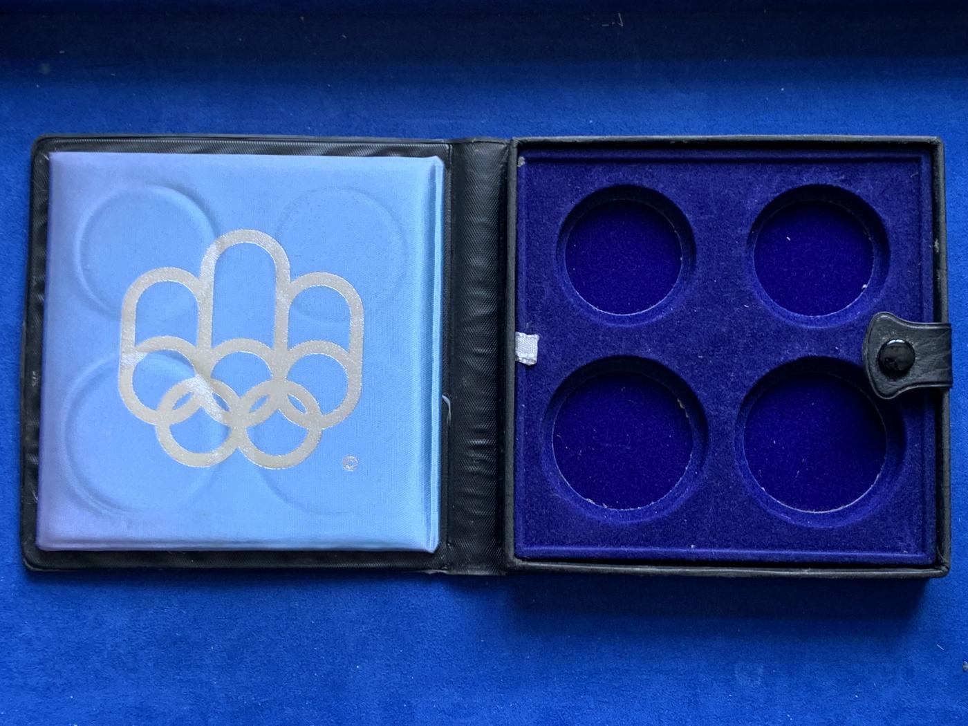 《竞宝斋》第270场- 周日，周一，周二  3场连拍 （全场包邮） 4枚一组 NGC MS66-69 加拿大1974年蒙特利尔奥运会纪念银币 全部为克朗型大银币 925银 合计重量144克 有原盒 少见品种