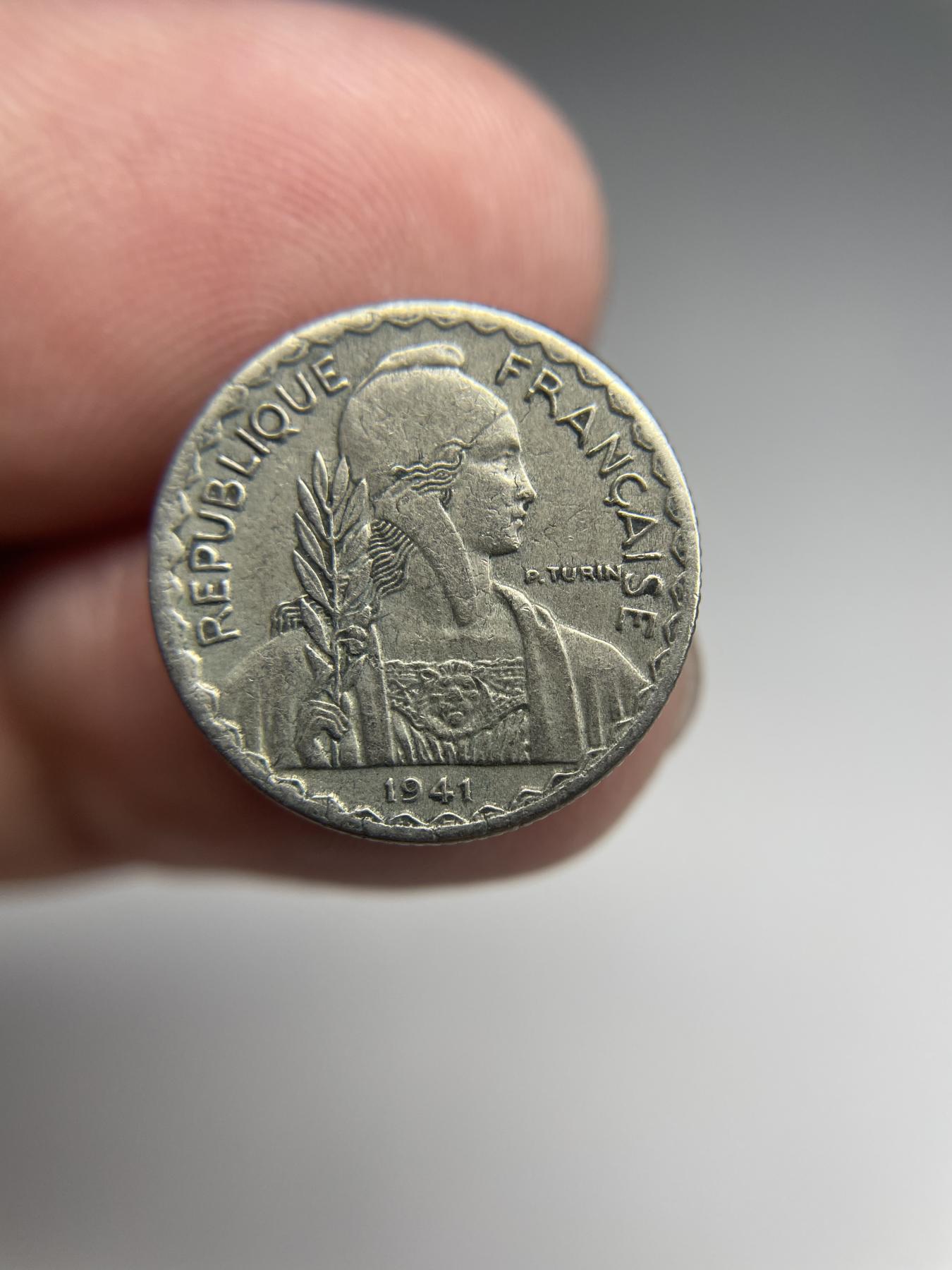 2024年集古藏今外币拍卖第七期-第5场—（总第65拍） 1941年法属印支10分