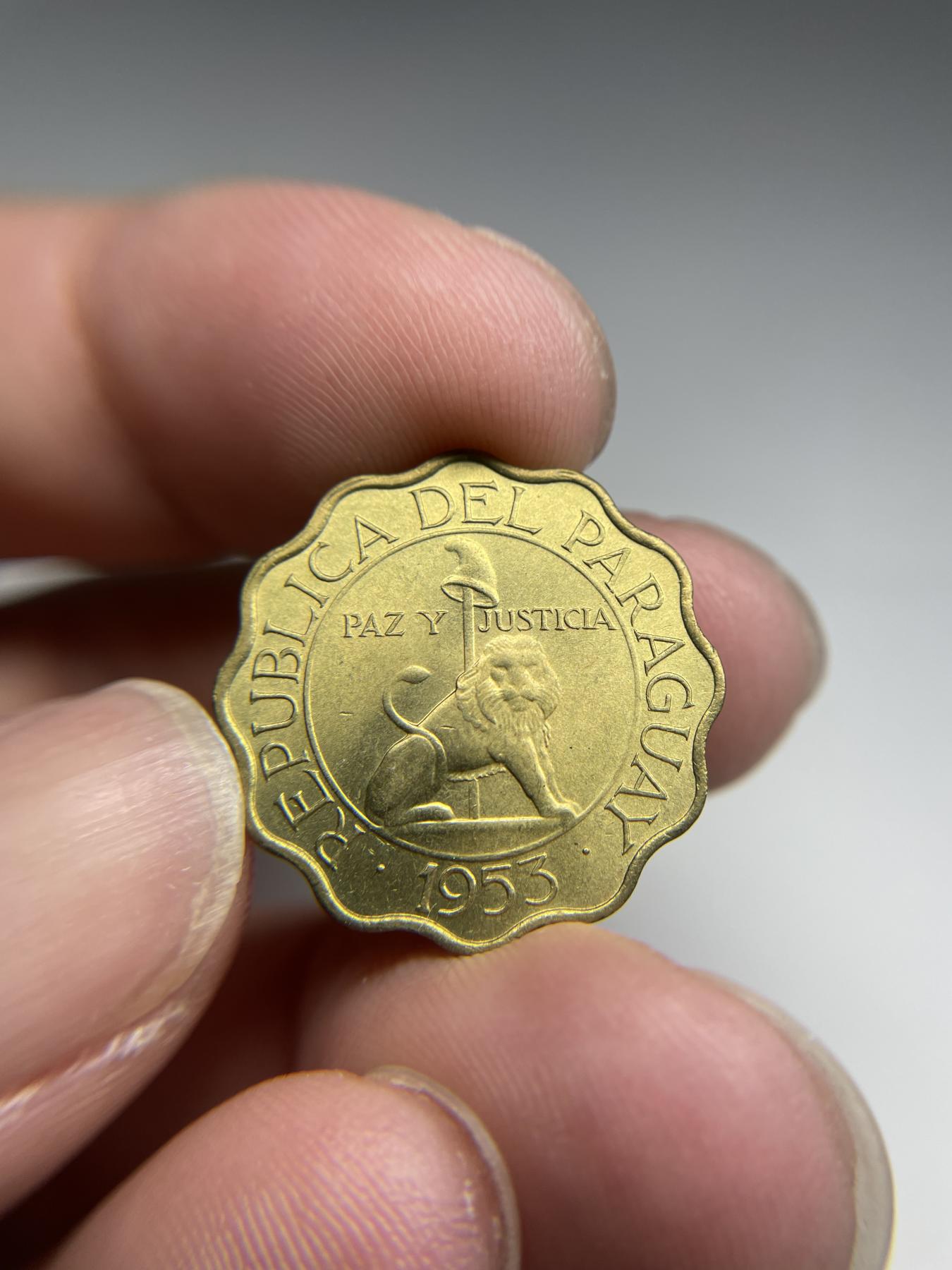 2024年集古藏今外币拍卖第七期-第5场—（总第65拍） 1953年巴拉圭25分