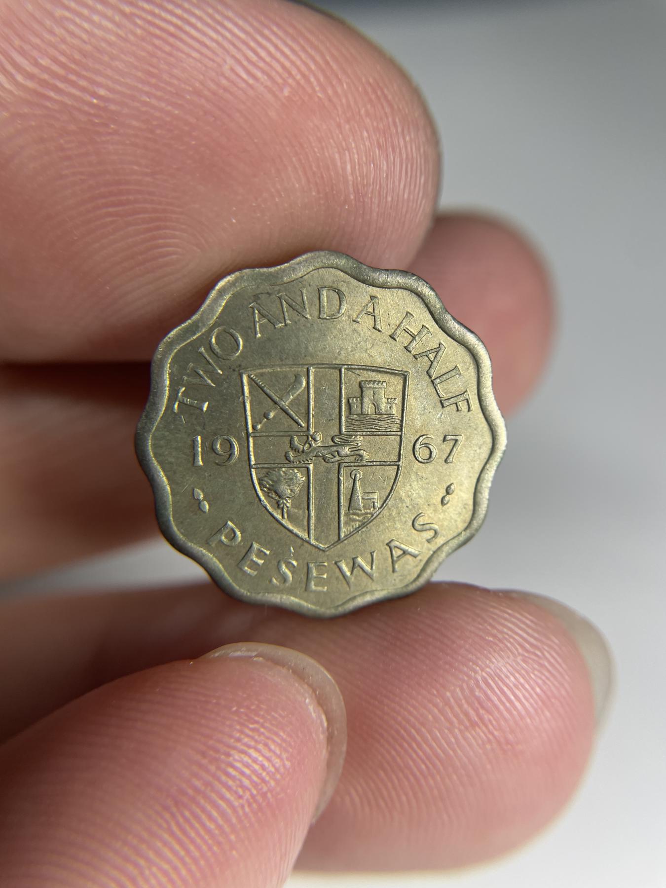 2024年集古藏今外币拍卖第七期-第5场—（总第65拍） 1967年加纳2.5比塞瓦