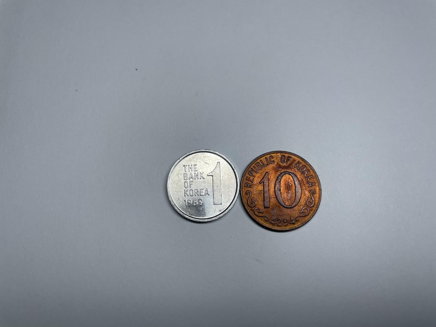 2024年集古藏今外币拍卖第七期-第5场—（总第65拍） 韩国2枚