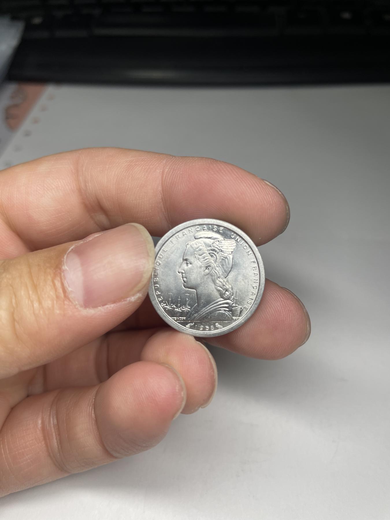 2024年集古藏今外币拍卖第七期-第5场—（总第65拍） 1958年马达加斯加1法郎