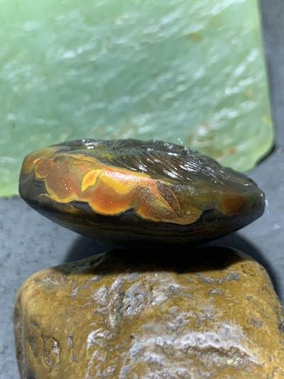 精美亚光冰飘战国红玛瑙手工雕刻钟馗吊坠（把件）一个！ 精美亚光冰飘战国红玛瑙手工雕刻钟馗吊坠（把件）一个！