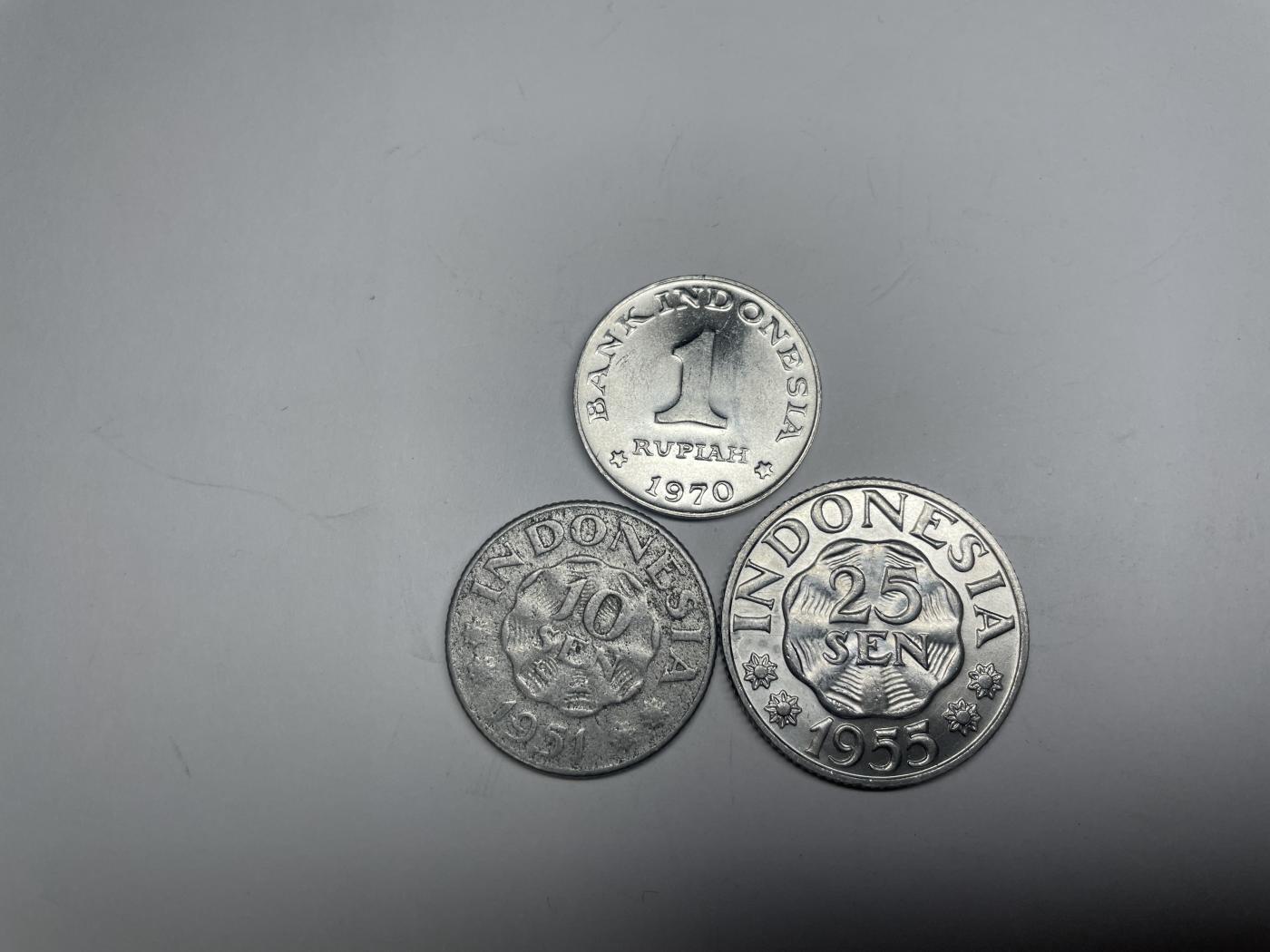 2024年集古藏今外币拍卖第七期-第5场—（总第65拍） 印尼三枚