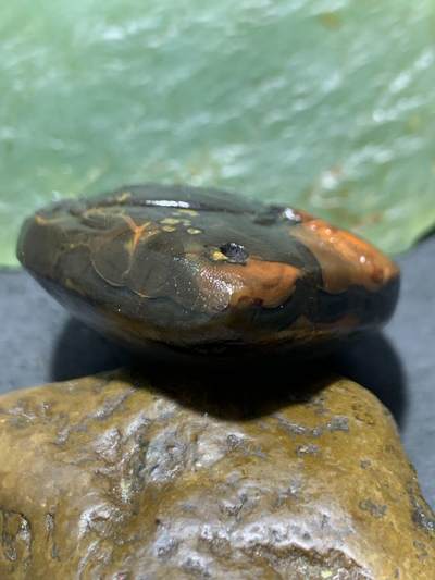 精美亚光冰飘战国红玛瑙手工雕刻钟馗吊坠（把件）一个！ 精美亚光冰飘战国红玛瑙手工雕刻钟馗吊坠（把件）一个！