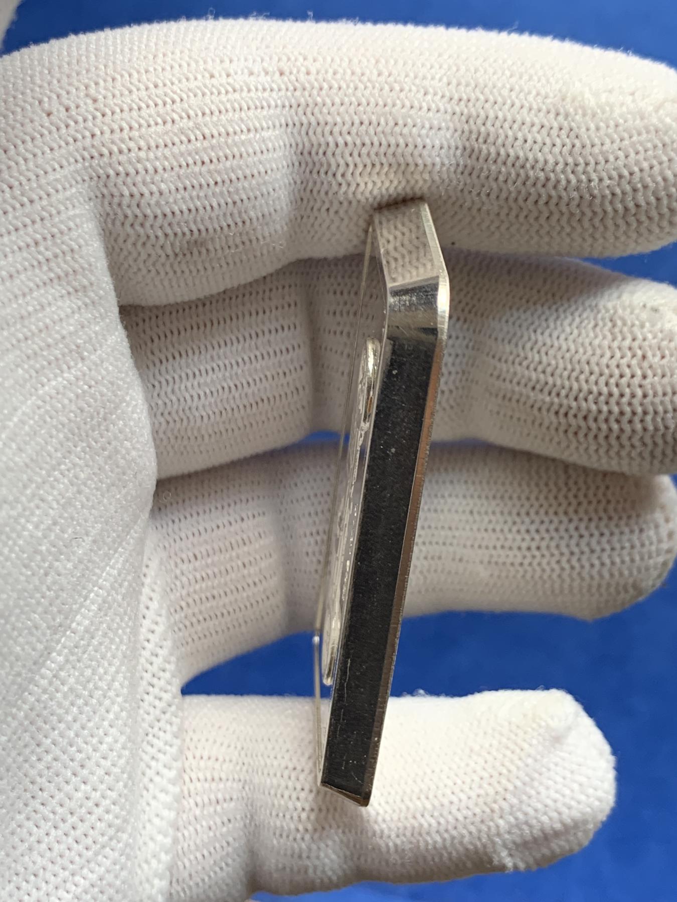 《竞宝斋》第270场- 周日，周一，周二  3场连拍 （全场包邮） 1907款意大利老爷车伊塔拉银砖 925银 68.8g的大家伙手感十足 百年老物件保存完好 镜面超好