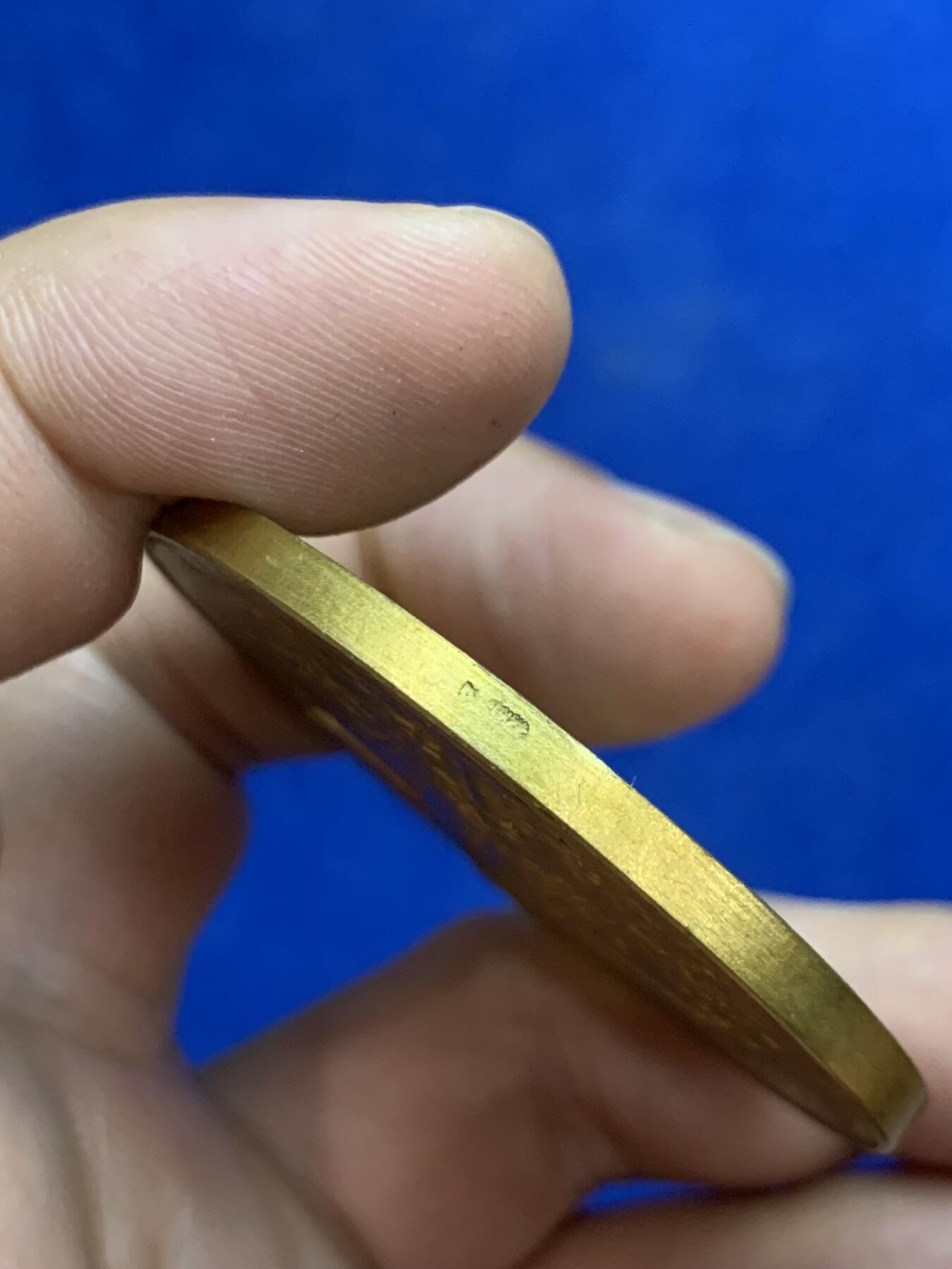 《竞宝斋》第271场-八角与章专场 周日，周一，周二  3场连拍 （全场包邮） 法国 花神铜章 少见品种 59.4克 50mm 