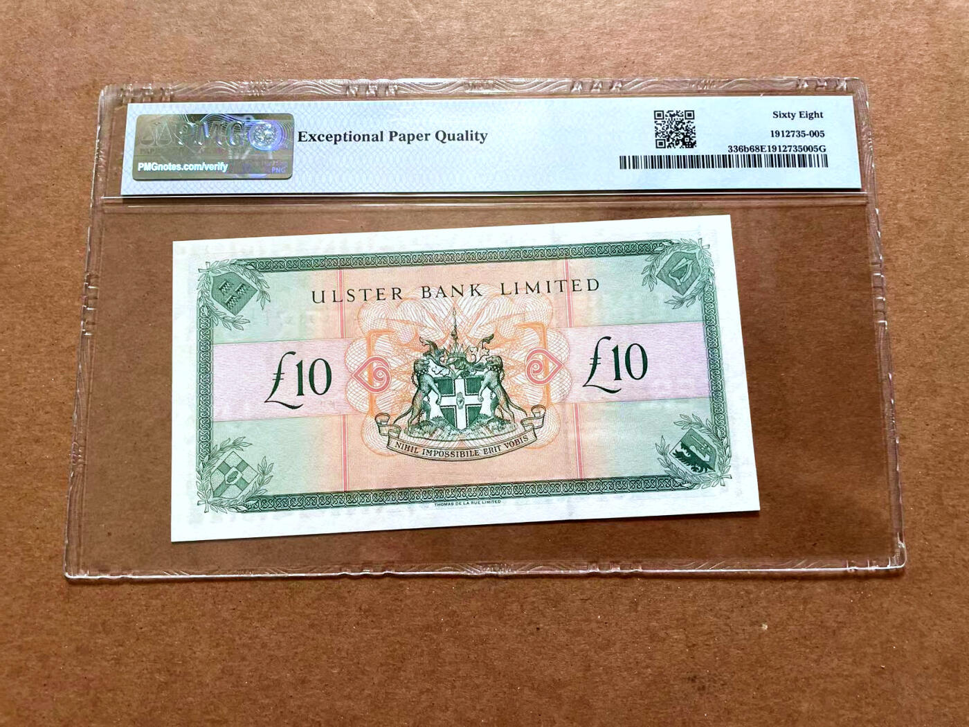 【Blue Auction】✨世界纸币精拍第479期【精】 北爱尔兰 1999年10镑 PMG68EPQ 超高分