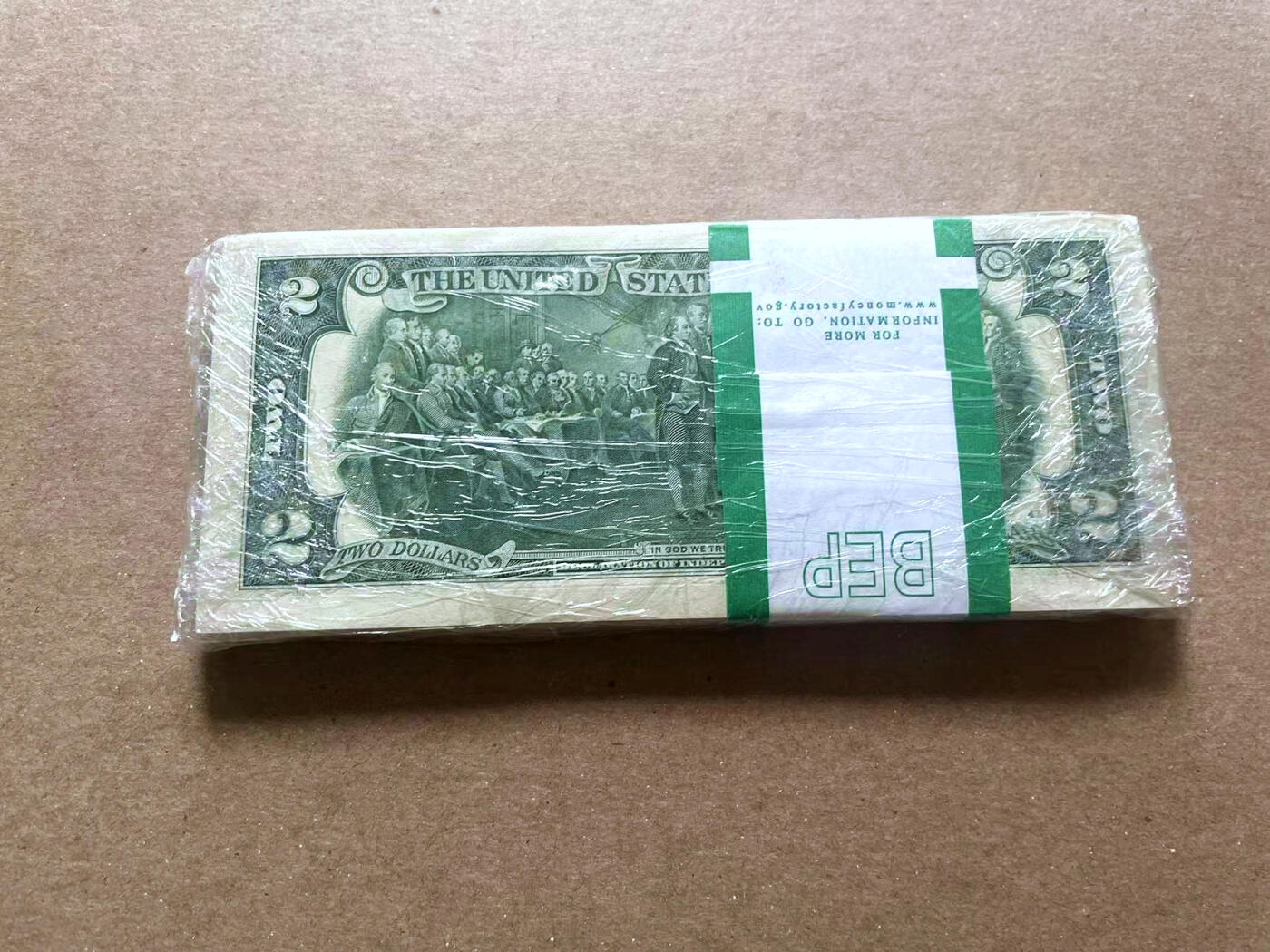 【Blue Auction】✨世界纸币精拍第479期【精】 【原封整刀】美国 2013年2元 全新UNC