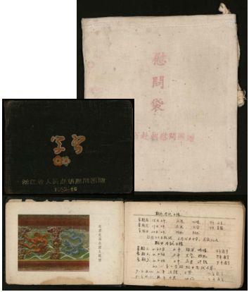 恩福第2024年春季拍卖 1952年浙江省赴超慰问团赠笔记本及慰问袋共2件，