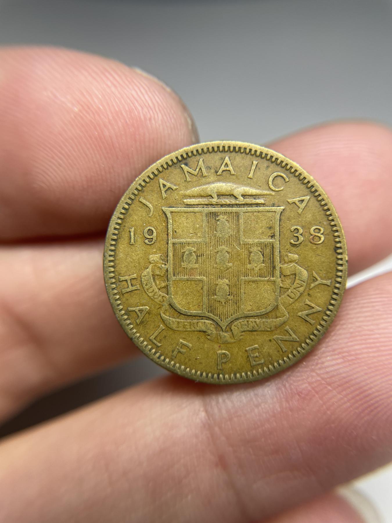 2024年集古藏今外币拍卖第七期-第5场—（总第65拍） 1938年牙买加半便士