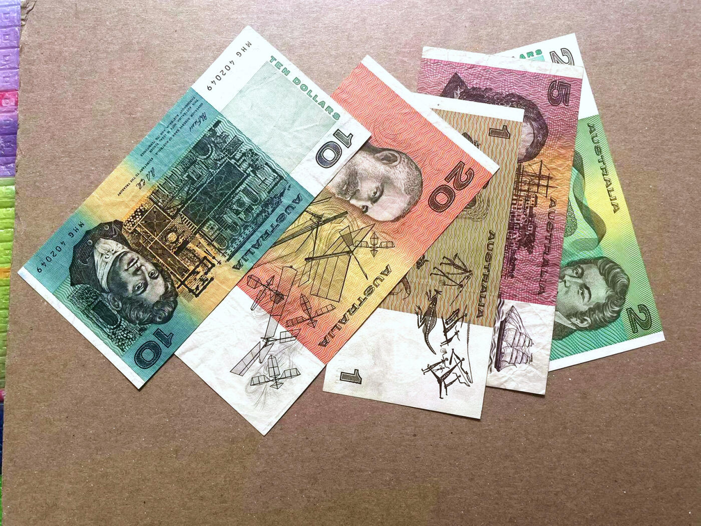 【Blue Auction】✨世界纸币精拍第479期【精】 【一组5张】澳大利亚 1-20元 流通品相
