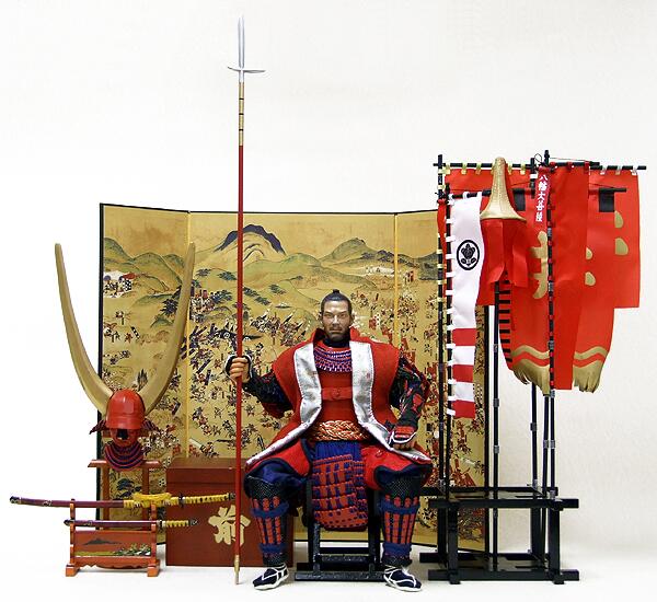 零元拍：2007古董 DID 1/6 日本战国系列 井伊直政 大盒珍藏版带红盒。