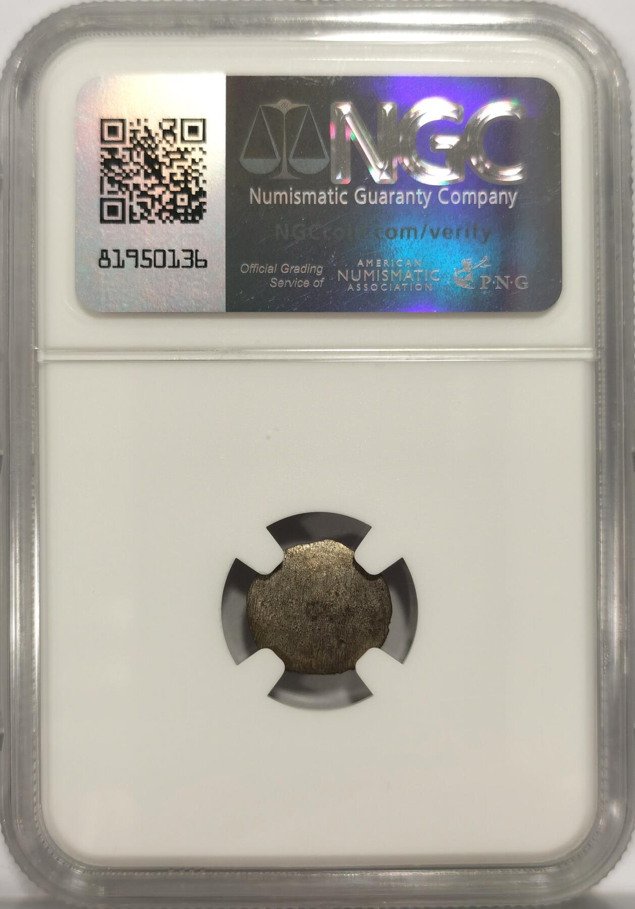 博洋堂世界钱币拍卖第078期（全场包邮） NGC MS63 德国纽伦堡1683年盾徽1芬尼单面小银币