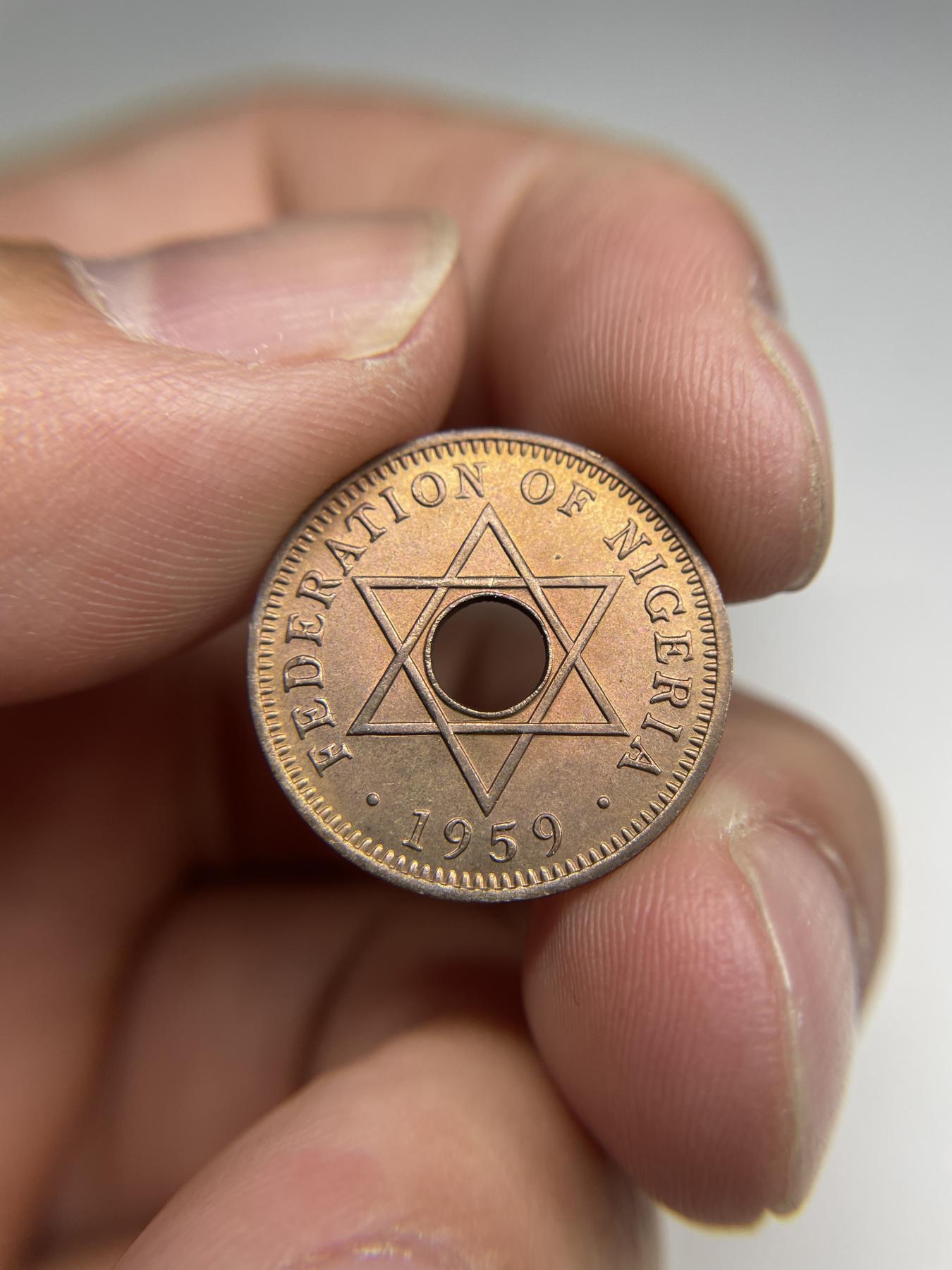 2024年集古藏今外币拍卖第七期-第5场—（总第65拍） 1959年英属尼日利亚1/2便士