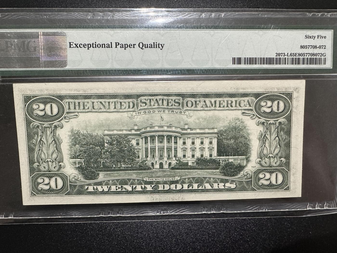 《外钞收藏家》第三百七十期（美洲纸币+其他） 1981年美国20美元 PMG65