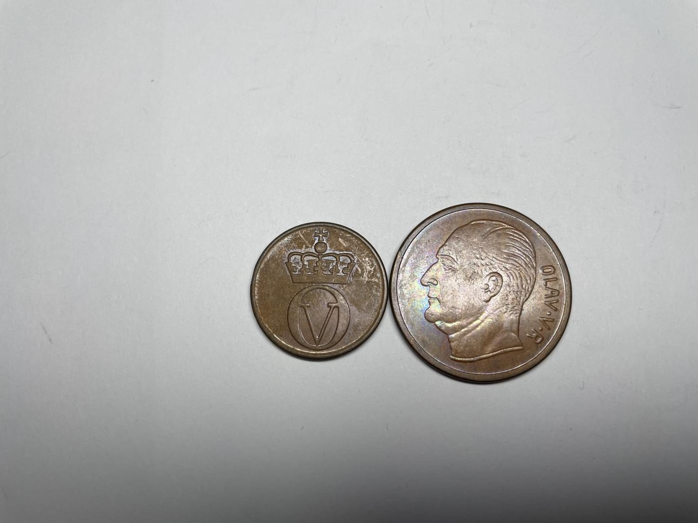 2024年集古藏今外币拍卖第七期-第5场—（总第65拍） 挪威5欧尔2欧尔