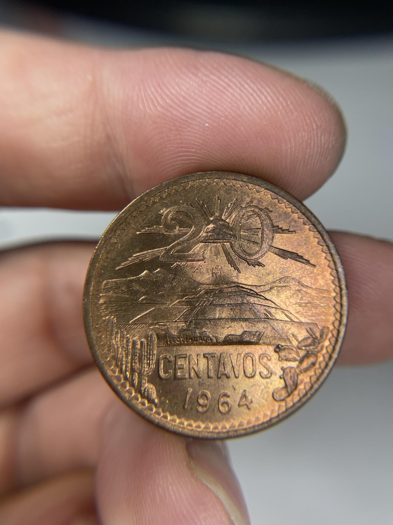 2024年集古藏今外币拍卖第七期-第5场—（总第65拍） 1964年墨西哥20分