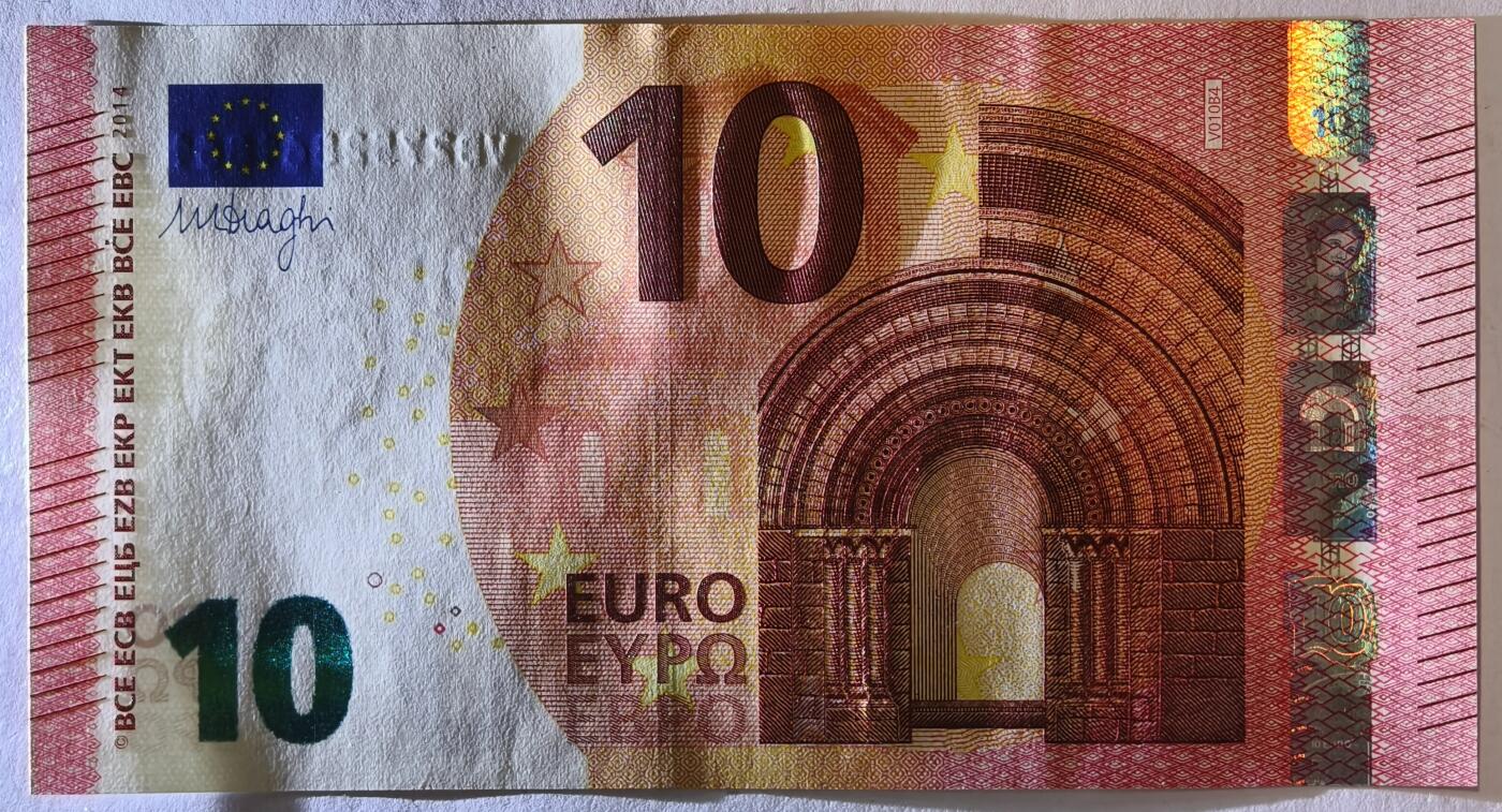 紫瑗钱币——第353期拍卖——纸币场 欧元 西班牙 2014年 圣天使桥 10欧元 UNC