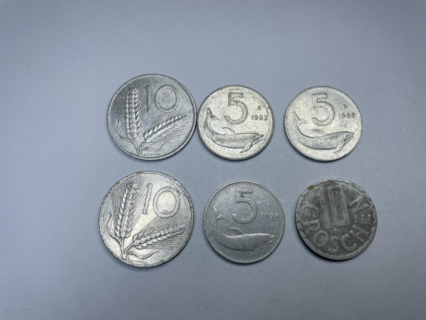 2024年集古藏今外币拍卖第七期-第6场—（总第66拍） 各国铝币6枚