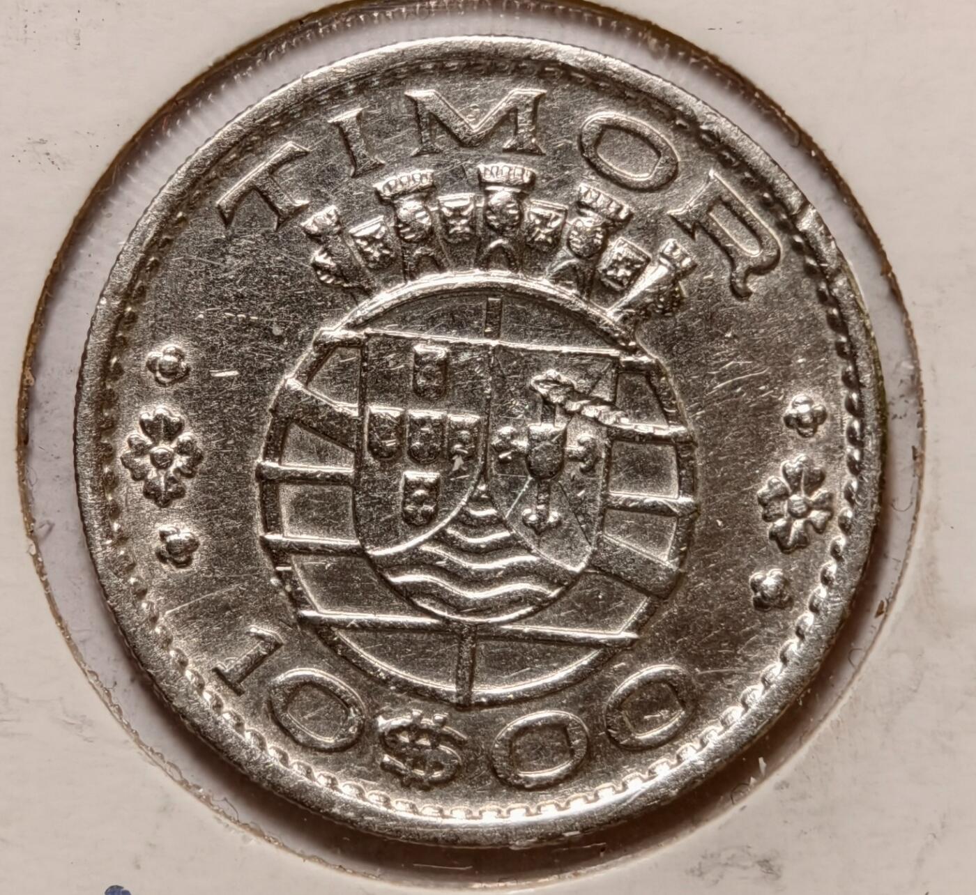 紫瑗钱币——第372期拍卖 东帝汶 1964年 10埃斯库多 7克 0.65银