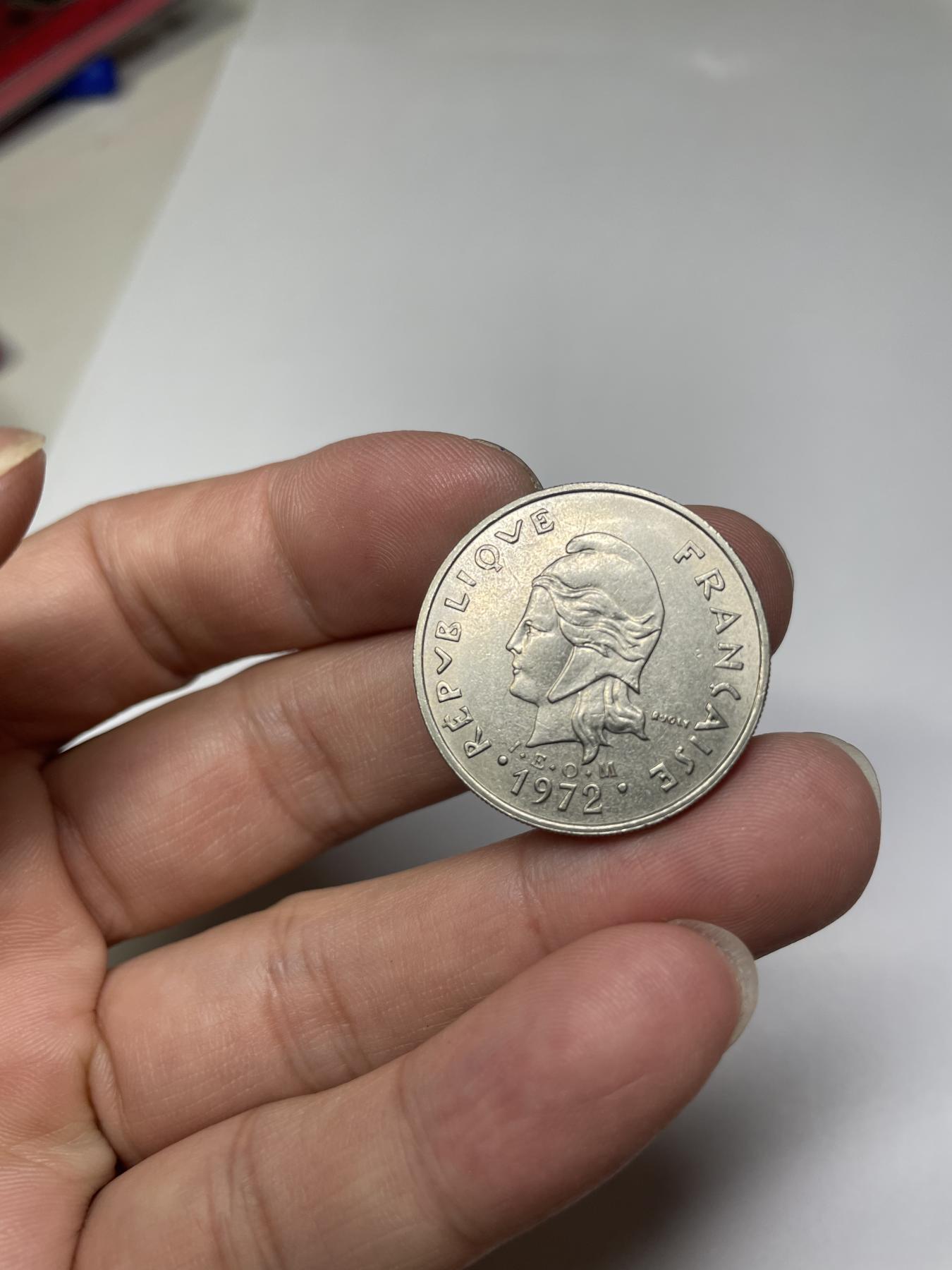 2024年集古藏今外币拍卖第七期-第6场—（总第66拍） 1972年法属新喀里多尼亚20法郎