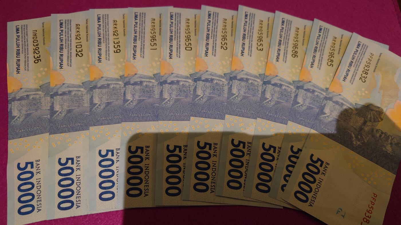 【世界钱币】精选微拍第107期暨2024年第18期  评级币裸钞混合版低价起拍 2016年印度尼西亚5万卢比 如图十张一起拍 全程无47全新绝品