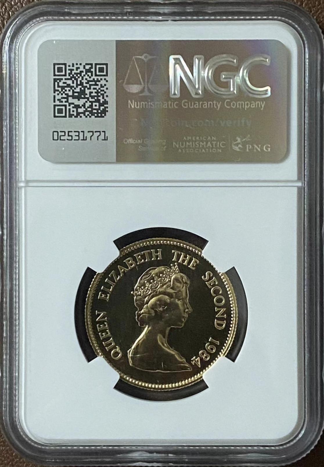紫瑗钱币——第350期拍卖 香港 1984年 生肖鼠金币 NGC MS69 15.97克 0.917金