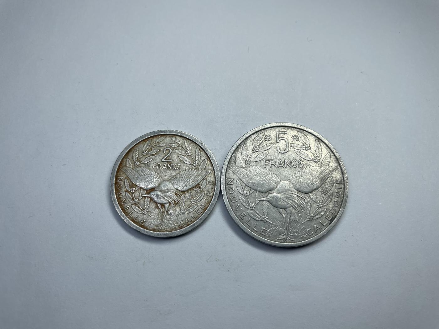 2024年集古藏今外币拍卖第七期-第6场—（总第66拍） 40-50法属新喀里多尼亚2枚