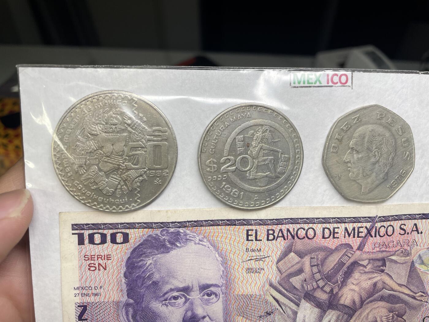 2024年集古藏今外币拍卖第七期-第7场—（总第67拍）为庆祝粉丝即将破百，精选小部分拍品 墨西哥套币一本