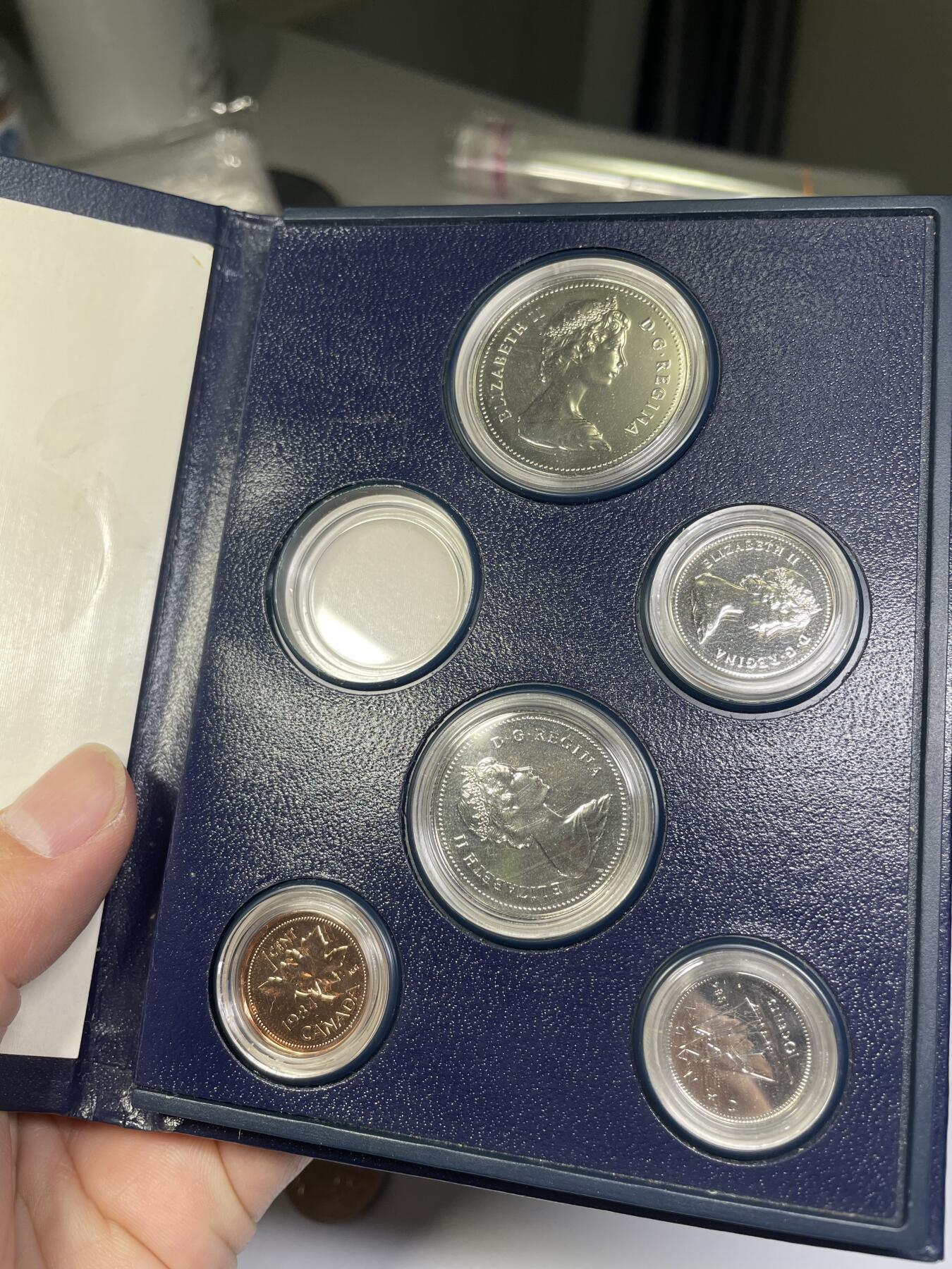 2024年集古藏今外币拍卖第七期-第7场—（总第67拍）为庆祝粉丝即将破百，精选小部分拍品 1984年加拿大套币一盒