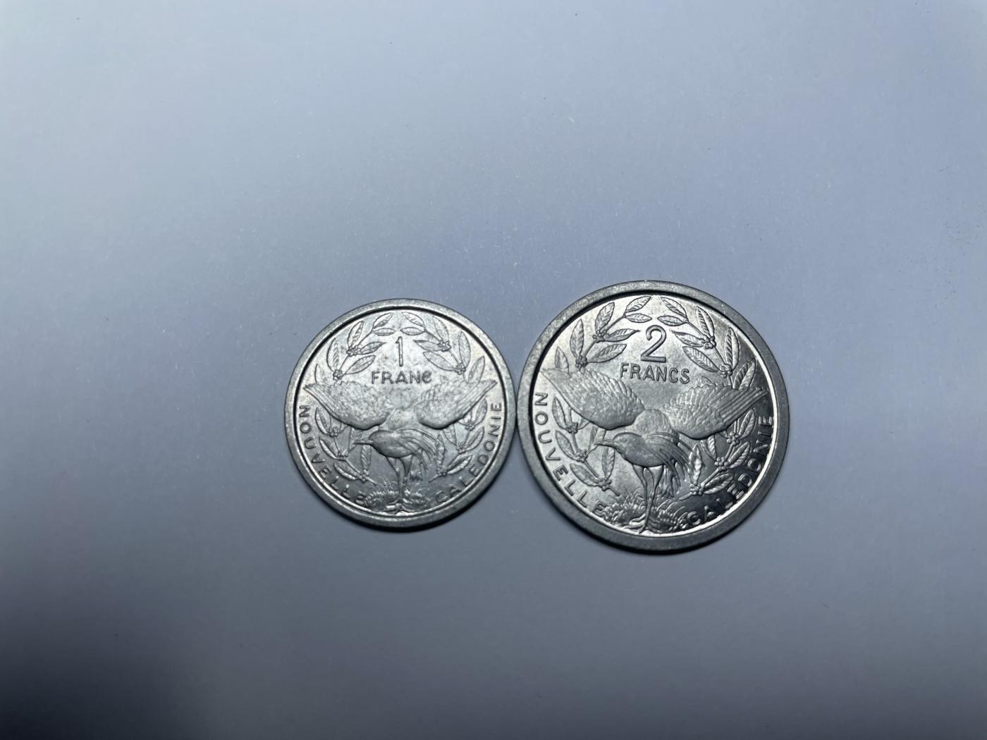 2024年集古藏今外币拍卖第七期-第6场—（总第66拍） 1973年新喀里多尼亚2枚