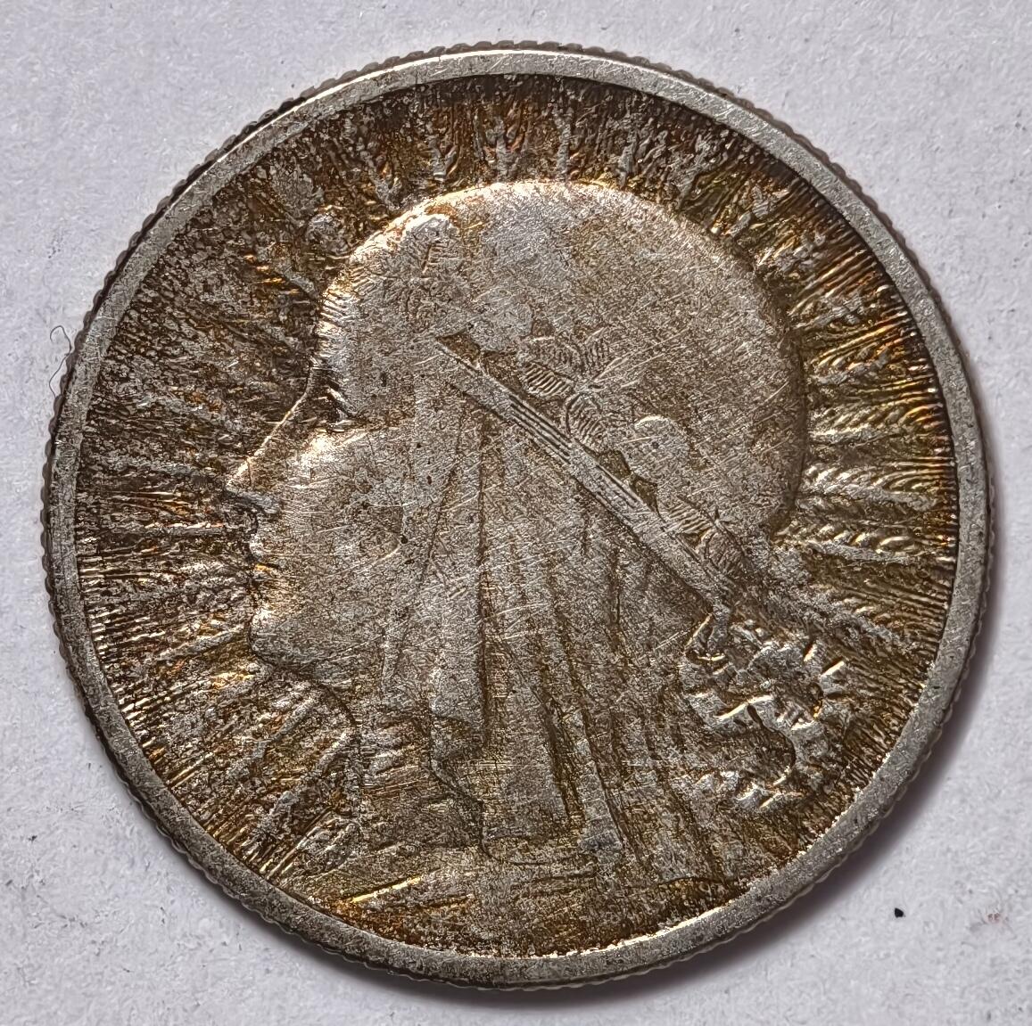 紫瑗钱币——第354期拍卖 波兰 1934年 贾德维拉 2兹罗提 4.4克 0.75银