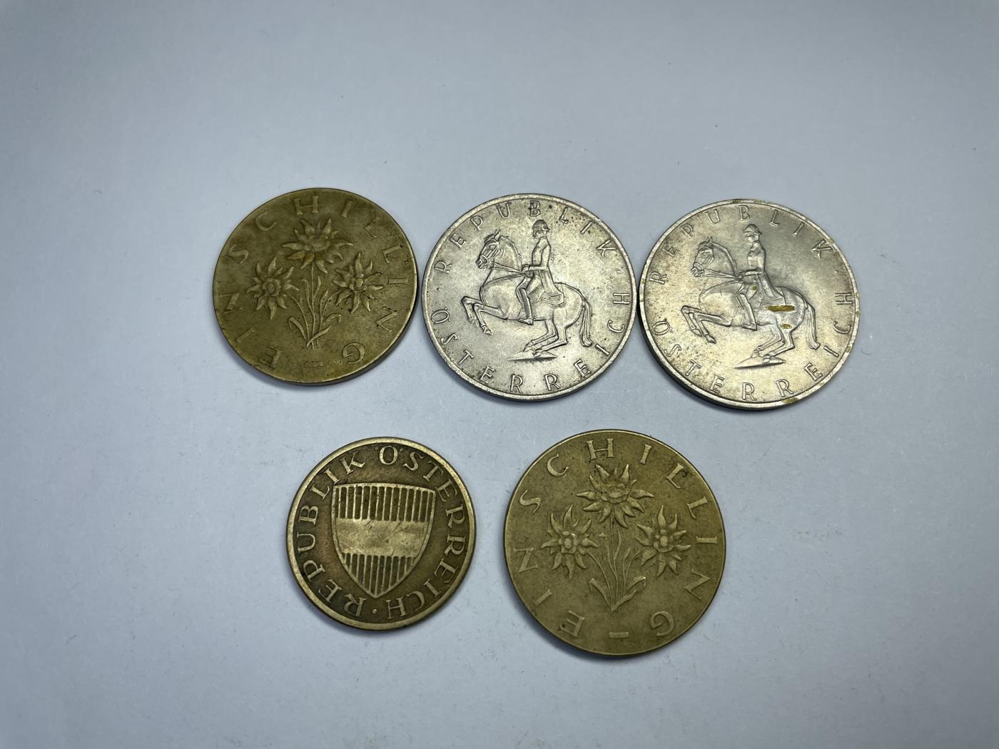 2024年集古藏今外币拍卖第七期-第6场—（总第66拍） 奥地利五枚