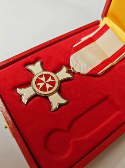 拿破仑的余晖（第二期） - 骑士级马耳他勋章带盒银制