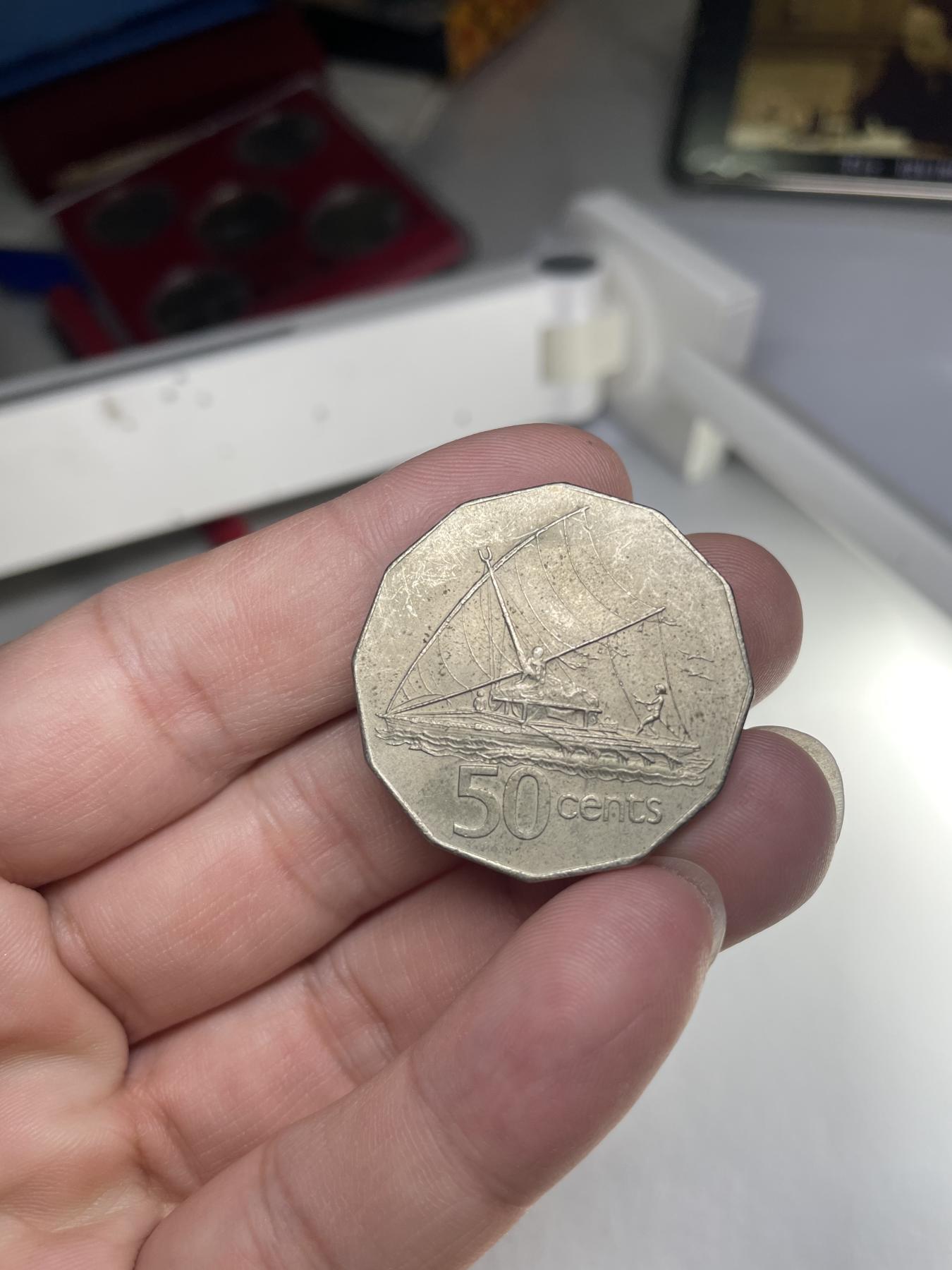 2024年集古藏今外币拍卖第七期-第6场—（总第66拍） 1976年斐济50分