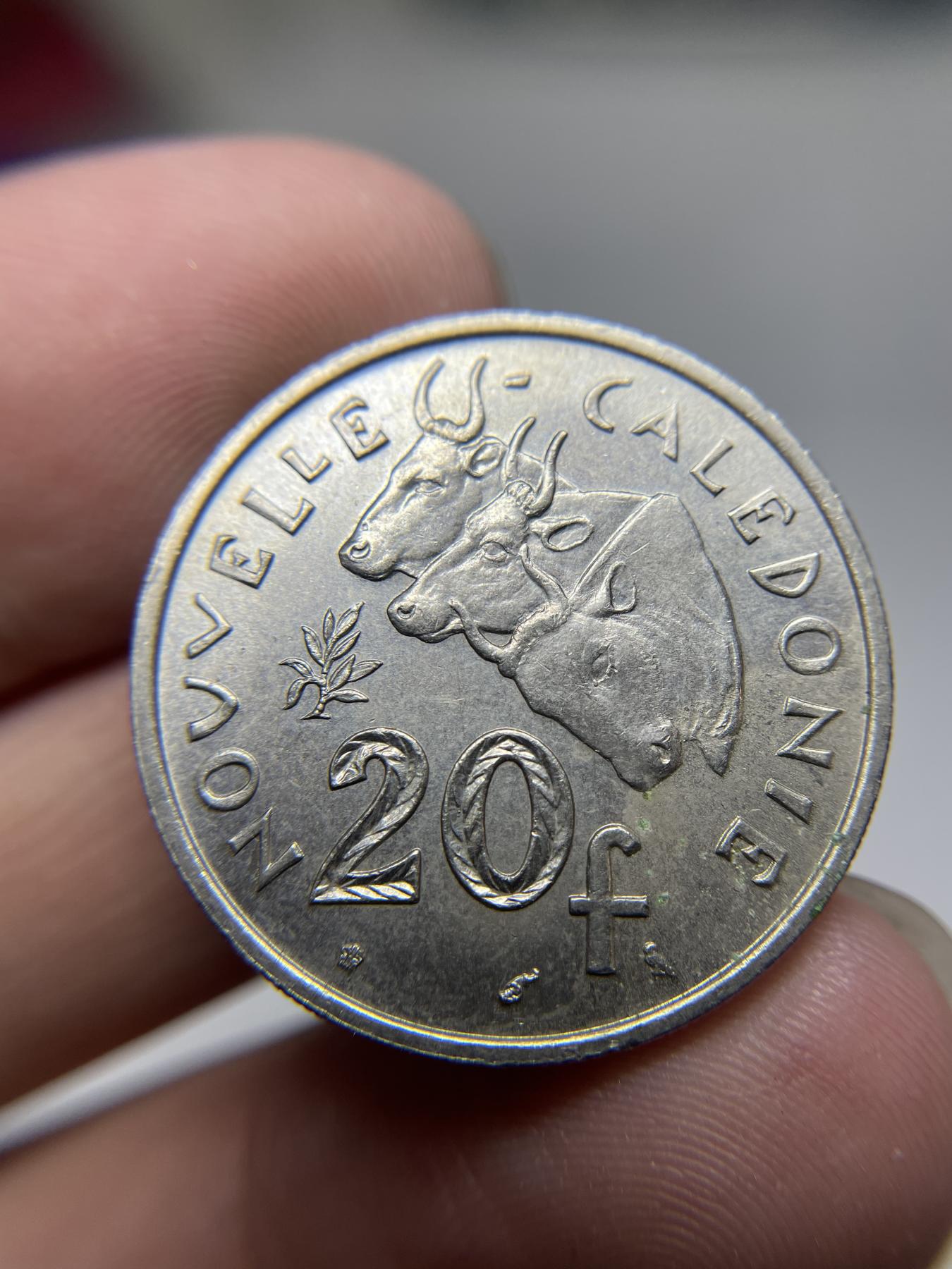 2024年集古藏今外币拍卖第七期-第6场—（总第66拍） 1972年法属新喀里多尼亚20法郎