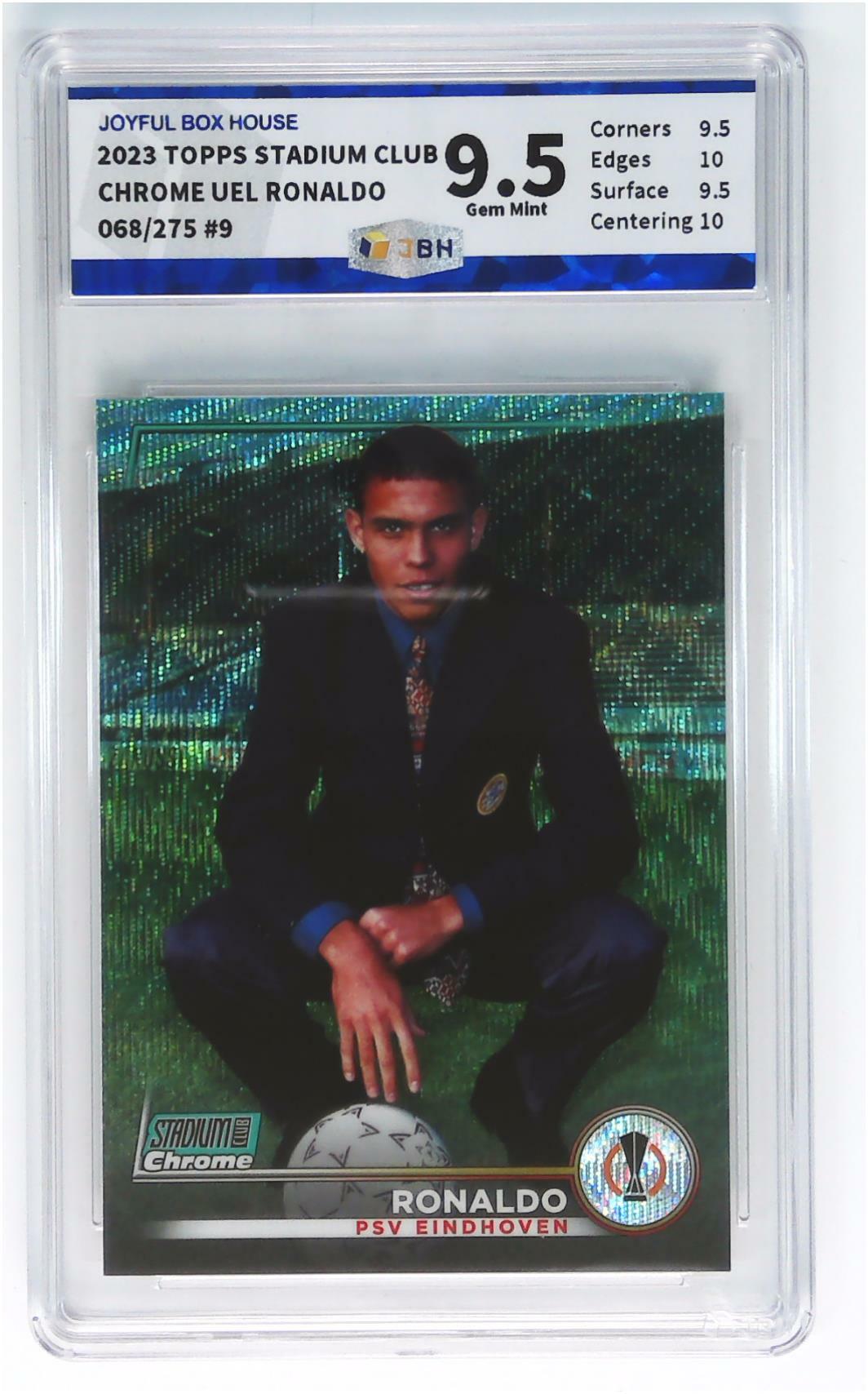 QKPG评级球星卡专场 TOPPS STADIUM CLUB CHROME UEL RONALDO 068/275 #9 极限9.5分