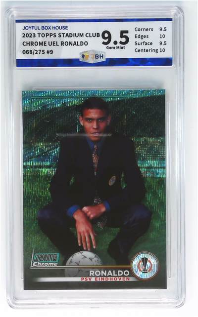 QKPG评级球星卡专场 - TOPPS STADIUM CLUB CHROME UEL RONALDO 068/275 #9 极限9.5分