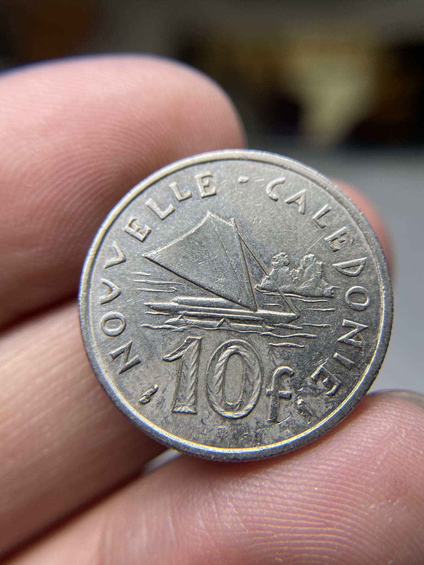 2024年集古藏今外币拍卖第七期-第6场—（总第66拍） 1972年法属新喀里多尼亚10法郎