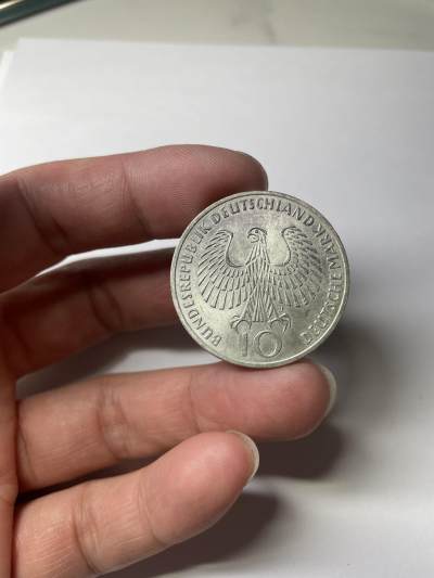 2024年集古藏今外币拍卖第七期-第6场—（总第66拍） - 1972年德国10马克银币