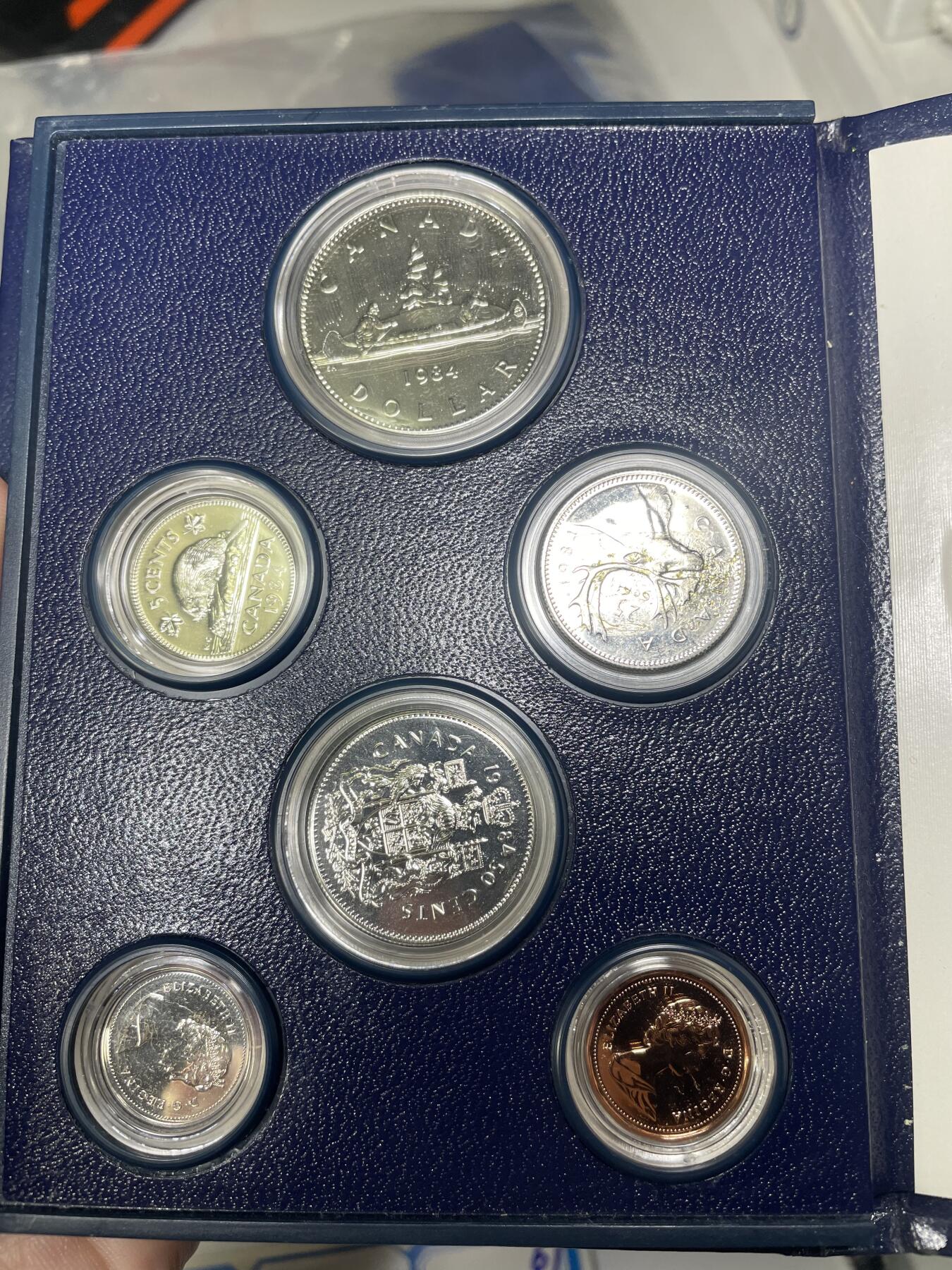 2024年集古藏今外币拍卖第七期-第7场—（总第67拍）为庆祝粉丝即将破百，精选小部分拍品 1984年加拿大套币一盒