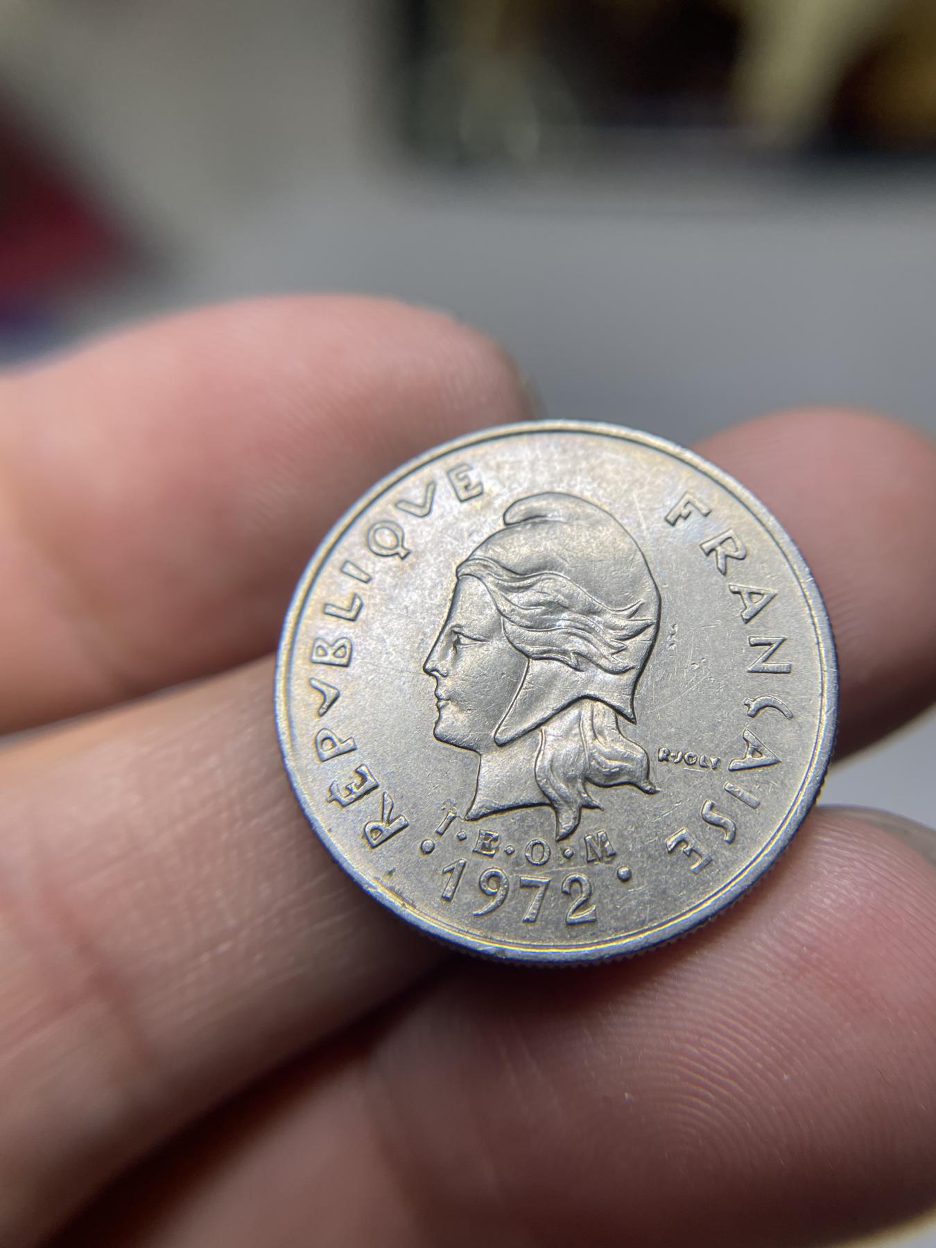 2024年集古藏今外币拍卖第七期-第6场—（总第66拍） 1972年法属新喀里多尼亚10法郎