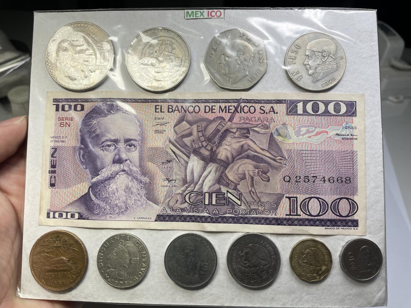 2024年集古藏今外币拍卖第七期-第7场—（总第67拍）为庆祝粉丝即将破百，精选小部分拍品 墨西哥套币一本