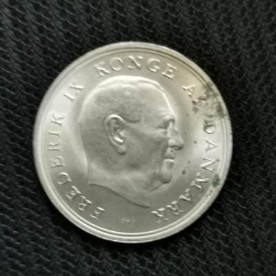 道一币馆币章第六十六场 - 丹麦1967年玛格丽特公主大婚10克朗纪念银币