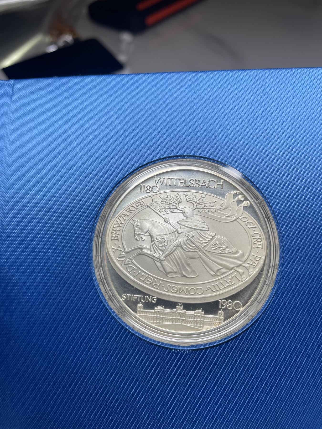 2024年集古藏今外币拍卖第七期-第7场—（总第67拍）为庆祝粉丝即将破百，精选小部分拍品 精美1980年德国40克大银章